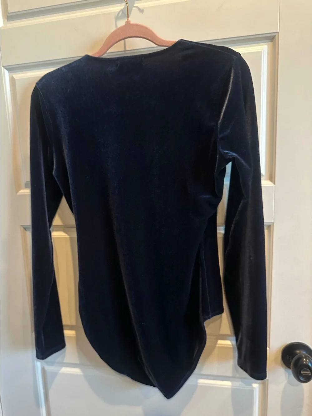 MADEWELL Velvet Wrap Bodysuit